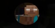 Herobrine attacks in the map's trailer (Image via Picksoul/PlanetMinecraft)